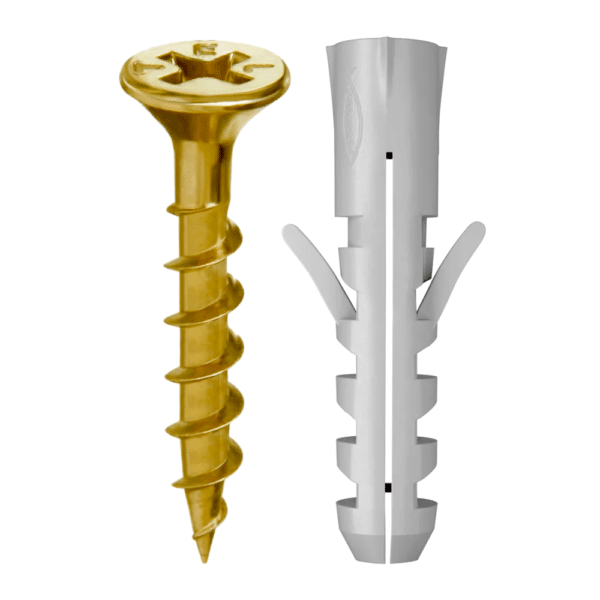 FIJACION TACO DE 6 x 30 MM. Y TORNILLO