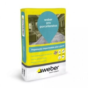 WEBER PRO PORCELLANATO X 25 KG.