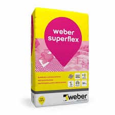 WEBER SUPERFLEX GRIS X 25 KG