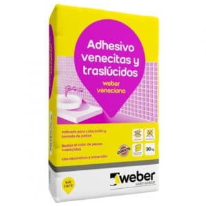 WEBER VENECIANO NIEVE X 30 KG.